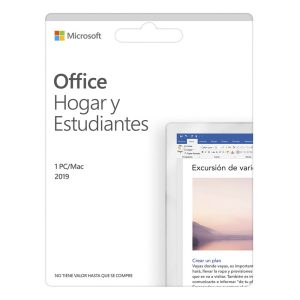 Microsoft Office 2019 Hogar y Estudiantes 1PC Retail Windows / MAC
