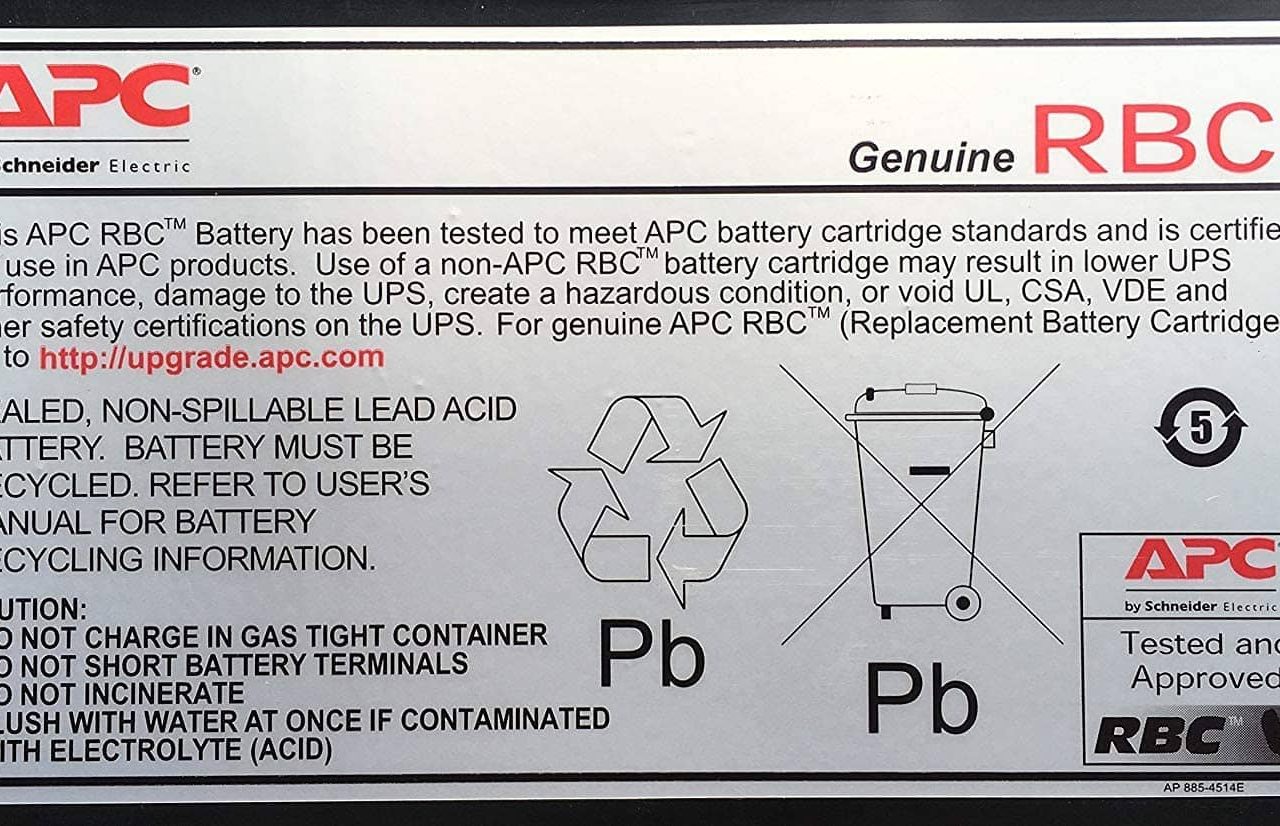 Apc Pilas Para UPS 2