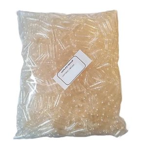 Cápsulas Gelatina Vacía Aprox 1000 Unidades Tamaño 0 Transparente